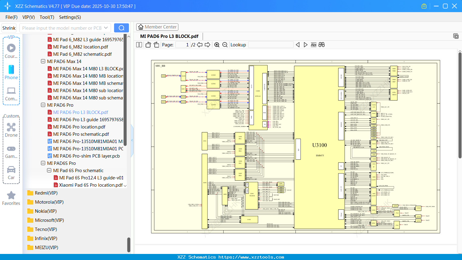 Xiaomi MI PAD6 Pro L3 BLOCK
